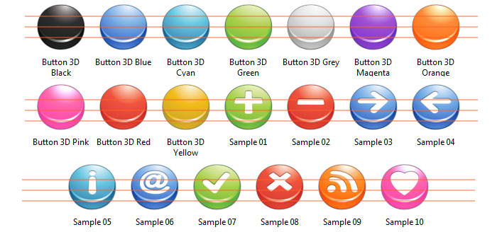 Button 3D