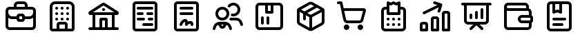 Axialis Line Pro - Business icons