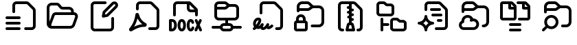 Axialis Line Pro - Documents & Folders icons