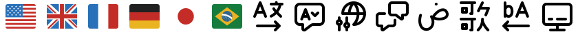 Axialis Line Pro - Flags & Languages icons