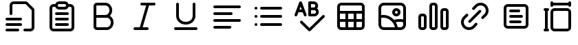 Axialis Line Pro - Word Processing icons
