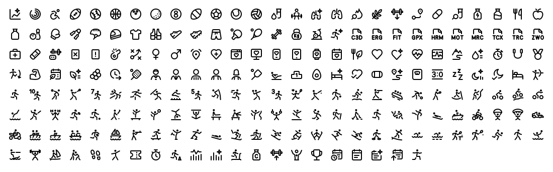 All 210 Axialis Line Pro Sport & Health icons